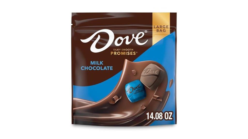 milk chocolate candy bag