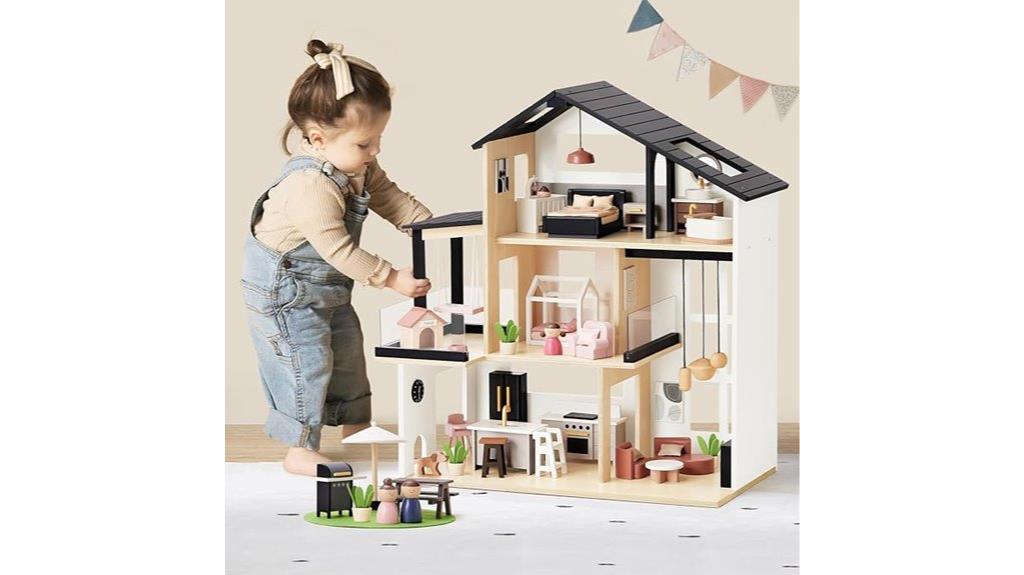 miniature doll house set