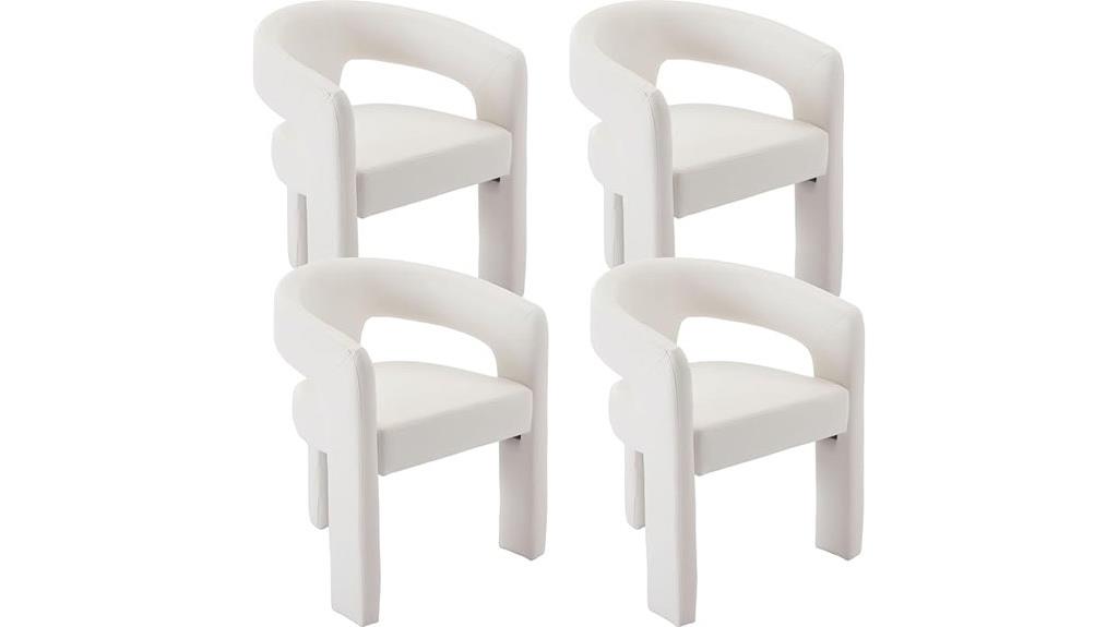 modern pu leather chairs