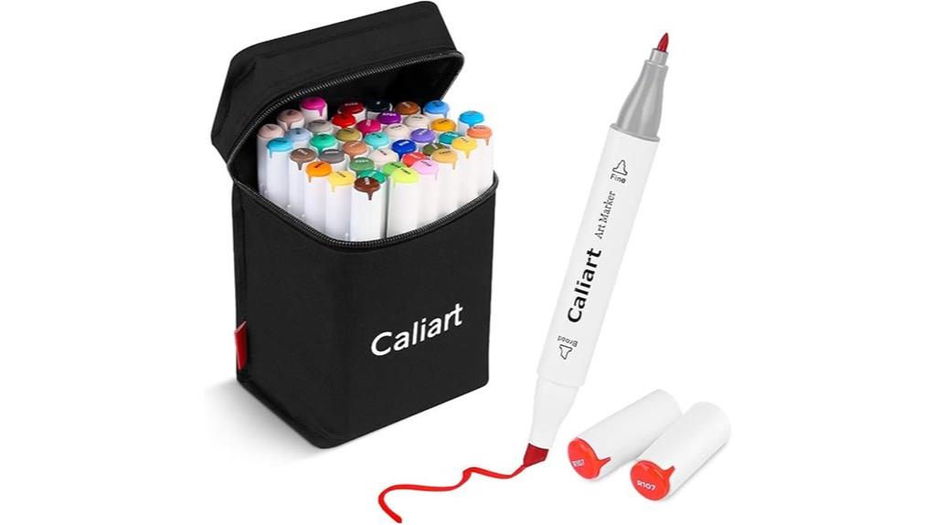 multi color dual tip markers