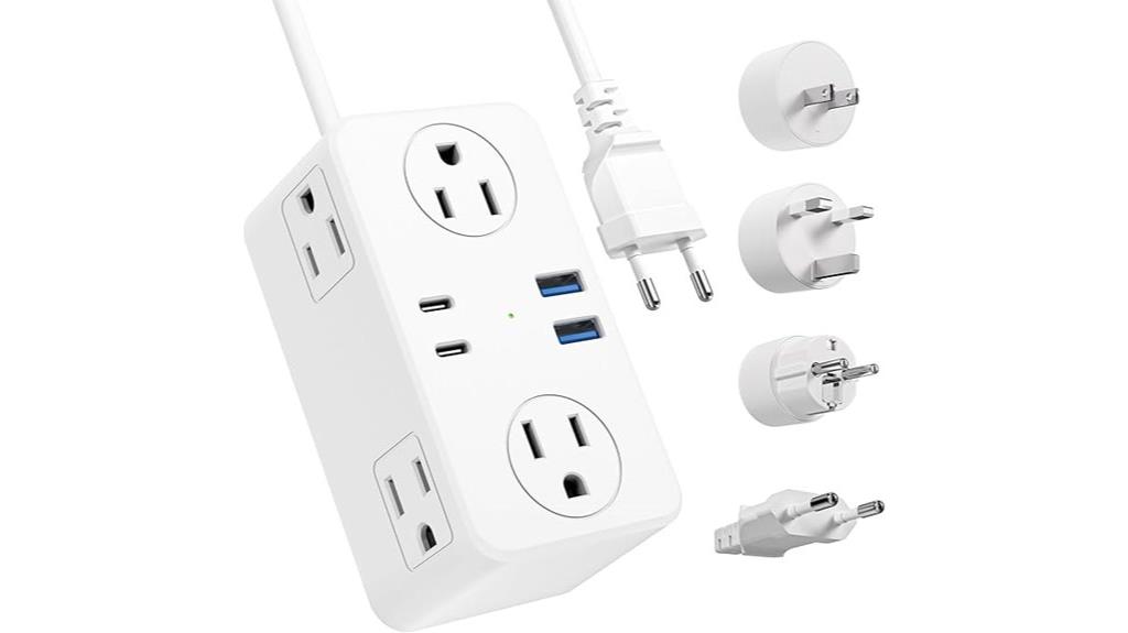 multiple outlet european adapter
