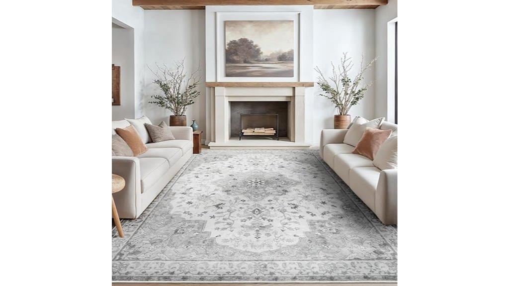 non slip washable area rug