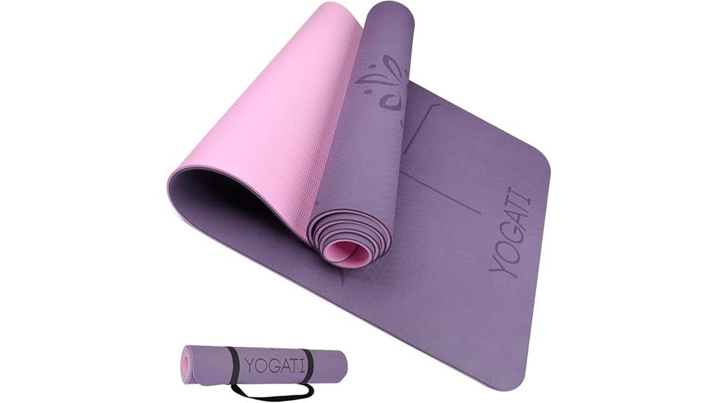 non slip yoga mat set