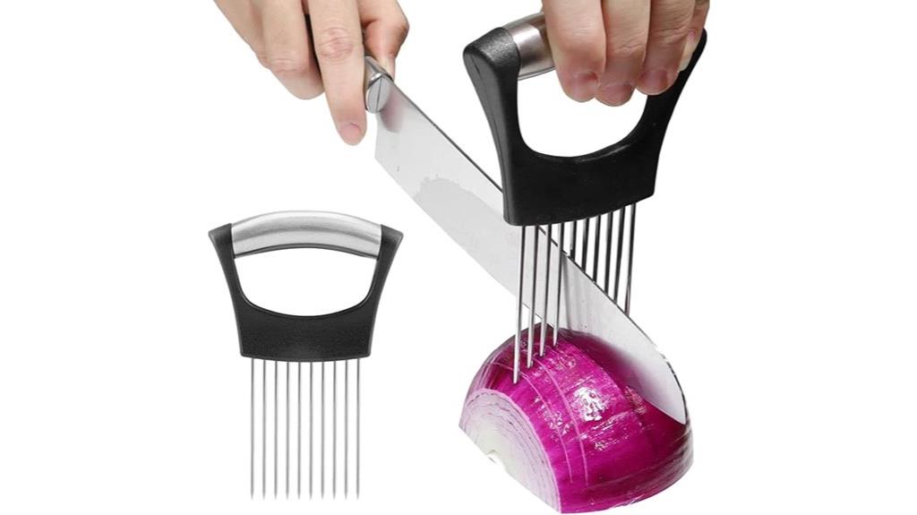 onion holder vegetable slicer