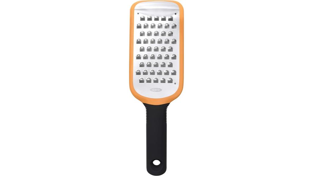 orange etched coarse grater