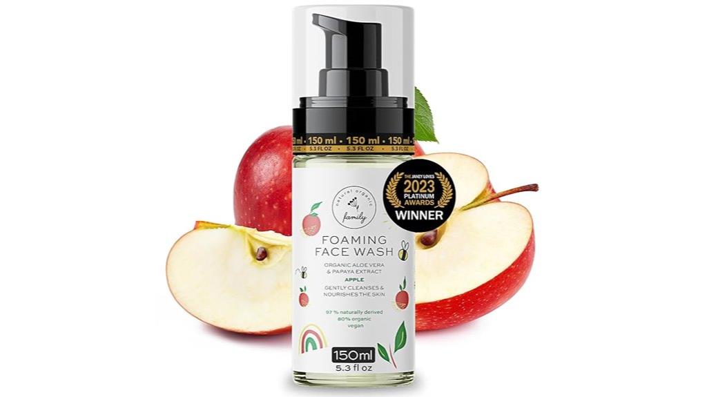 organic face wash for teens