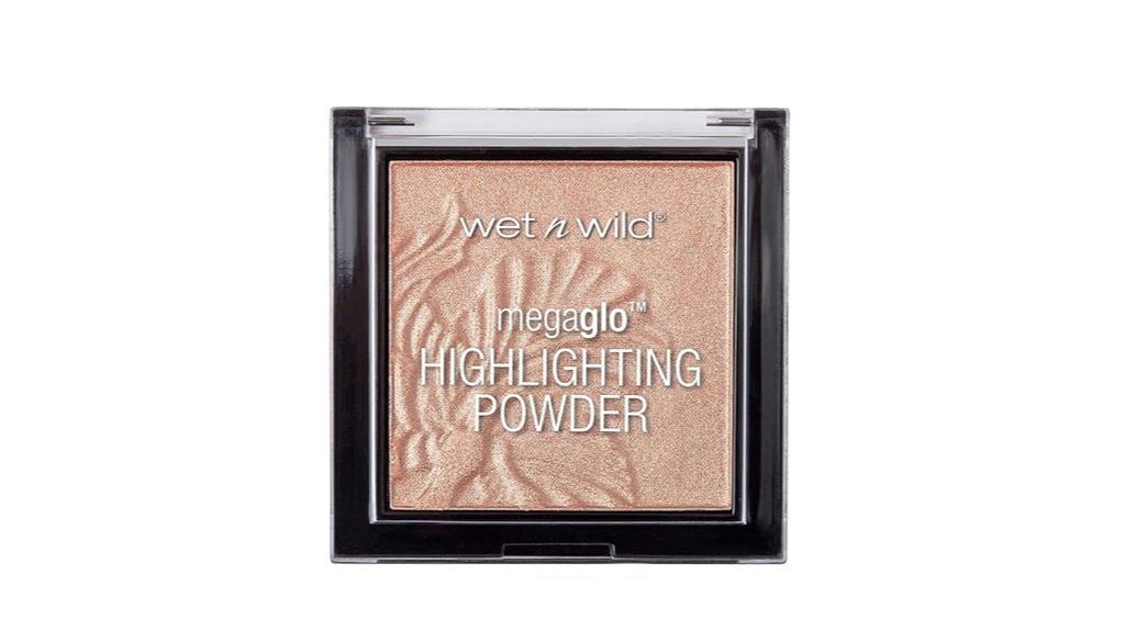 pink shimmer highlight powder
