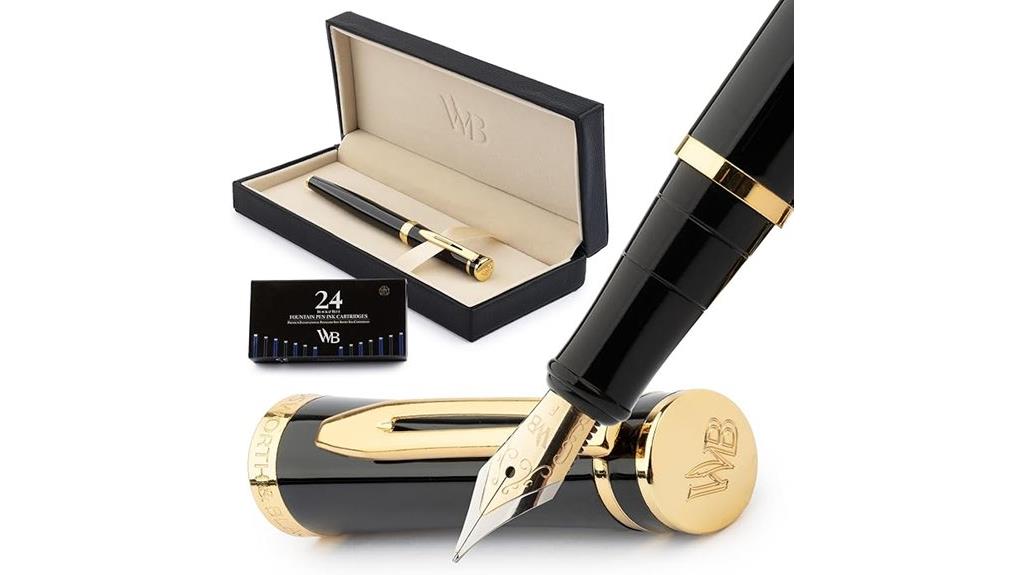 poetry inspired fountain pen set