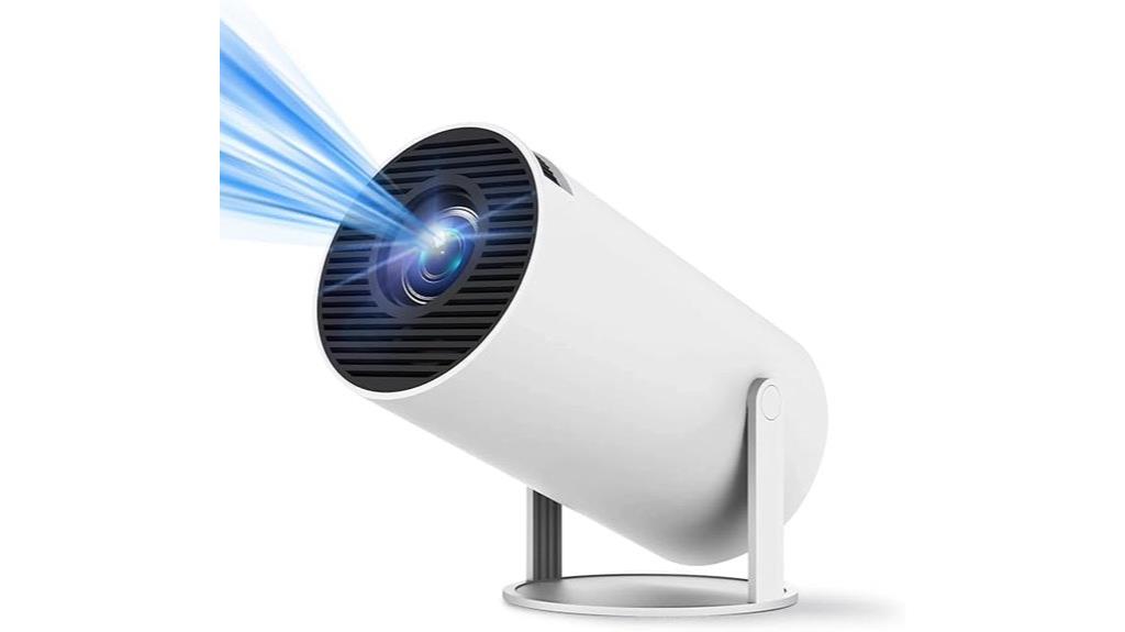 portable 4k support projector