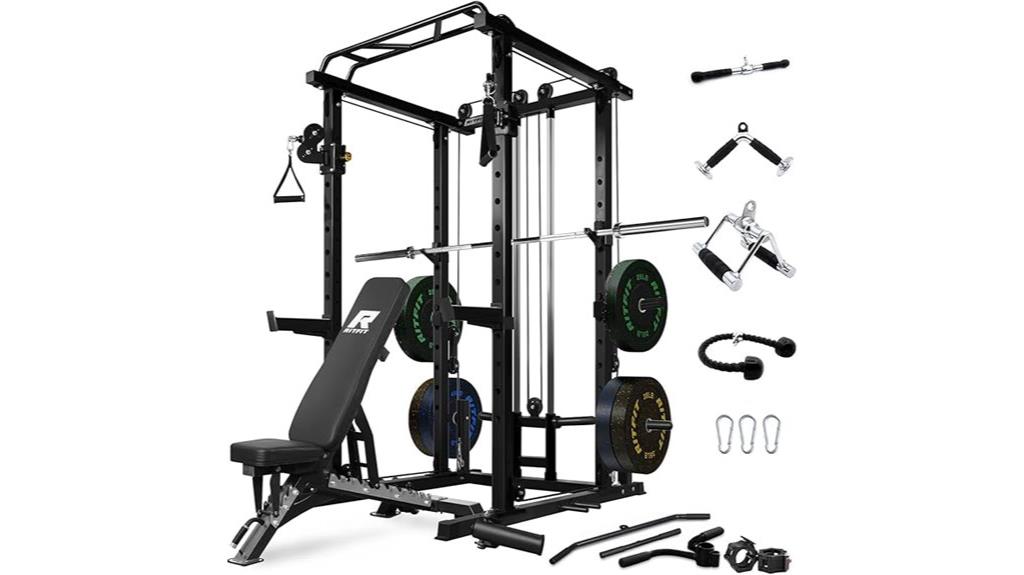 power cage with accessories