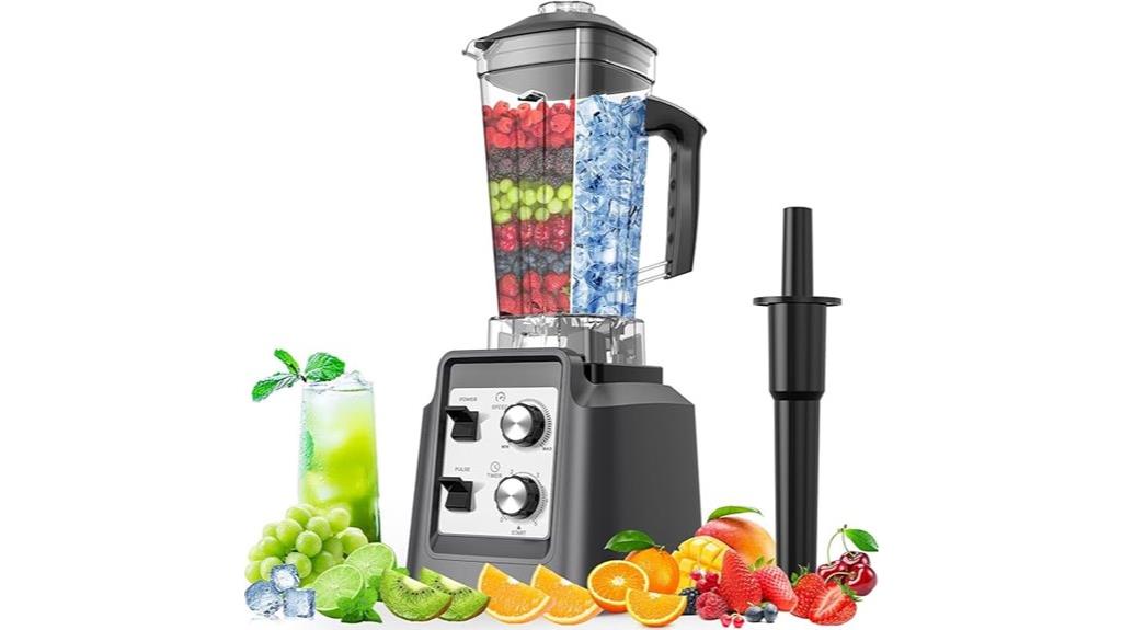 powerful 1800w kitchen blender