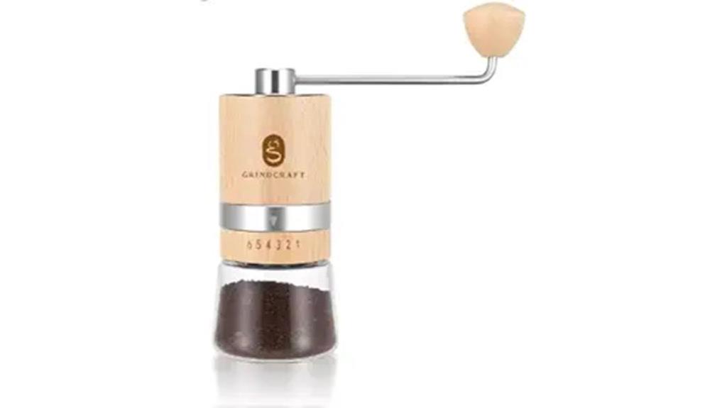 premium beechwood stainless grinder