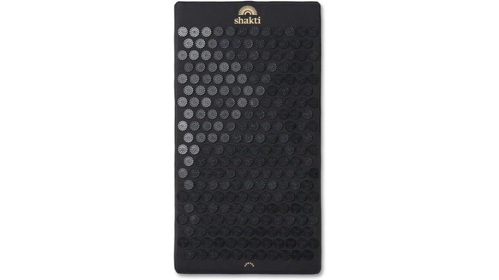 premium black acupressure mat