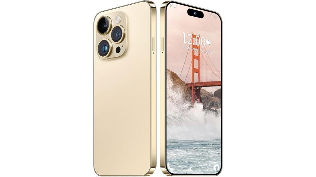premium gold 5g smartphone