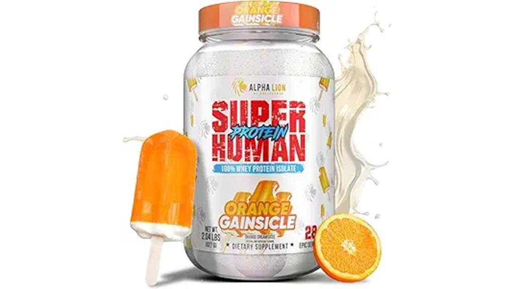 premium whey protein supplement