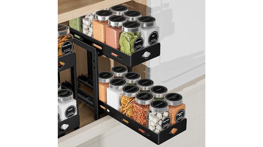 pull out spice rack