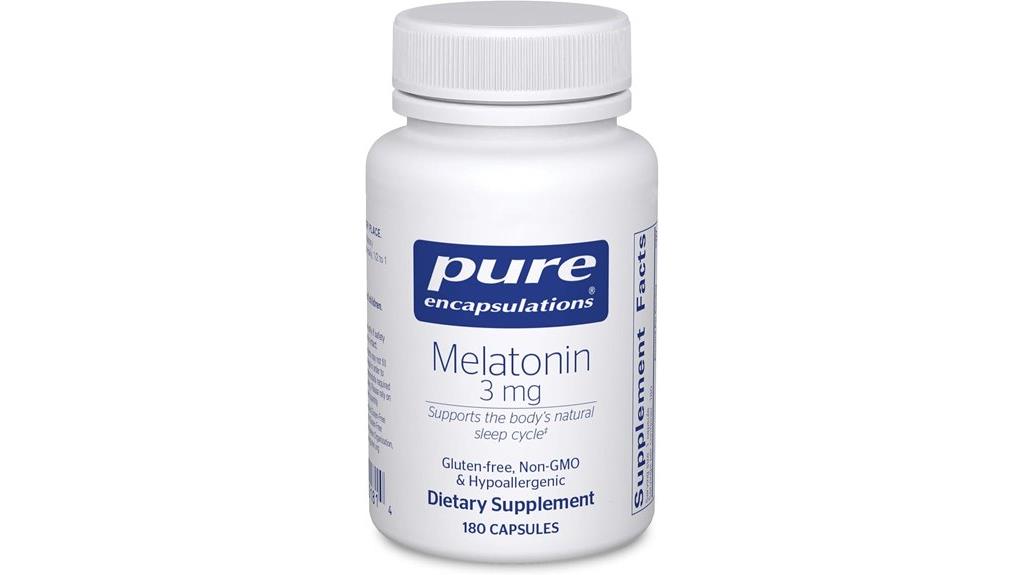 pure melatonin 3 mg