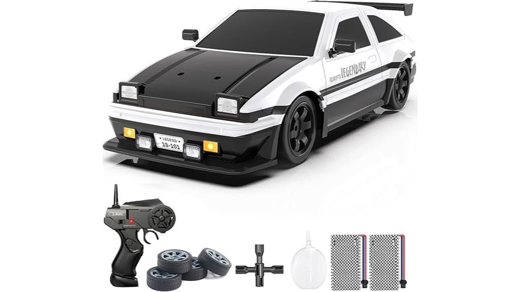 rc drift car with lights