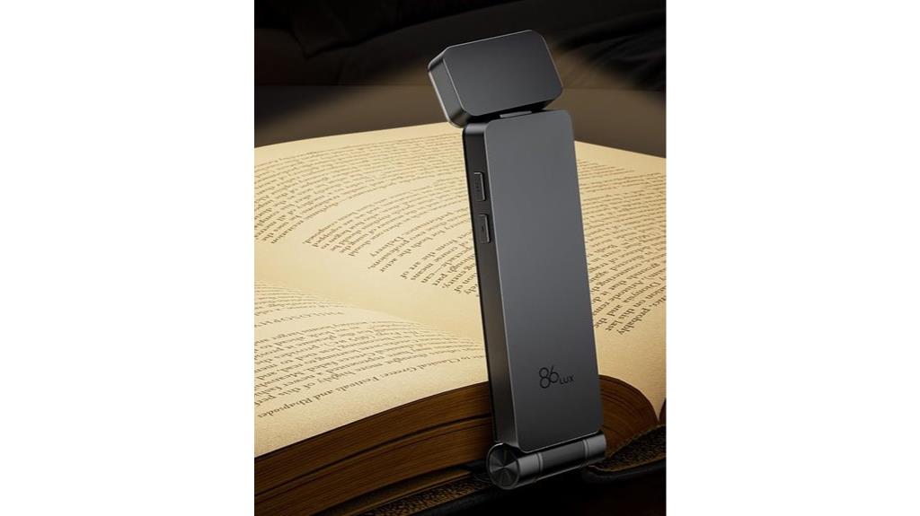 rechargeable clip on book light