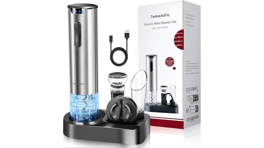 rechargeable electric wine opener