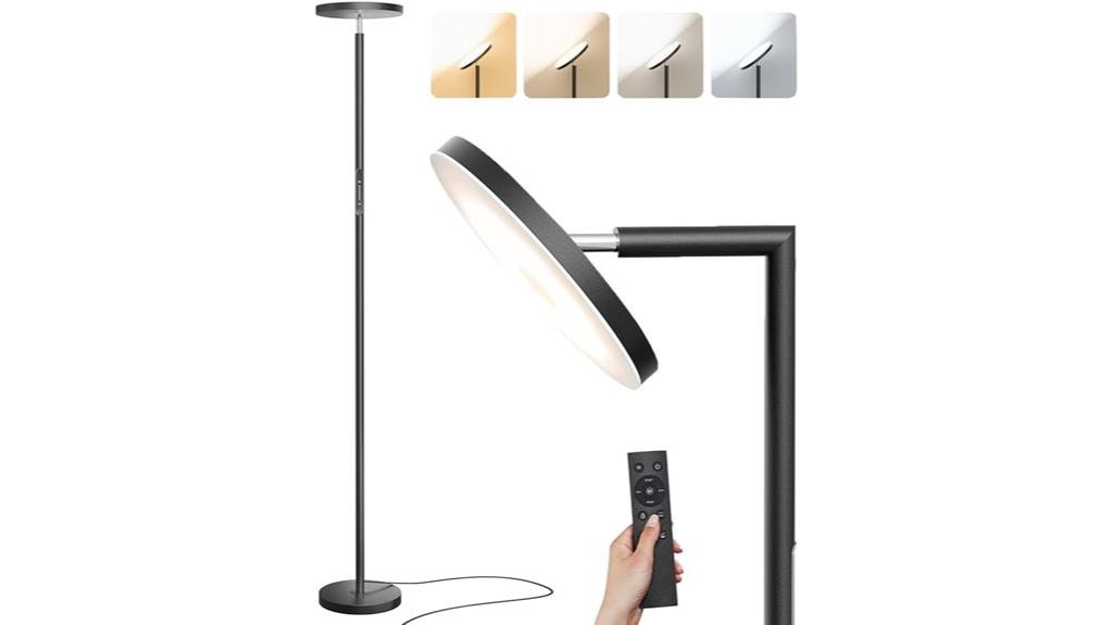 remote touch control lamp