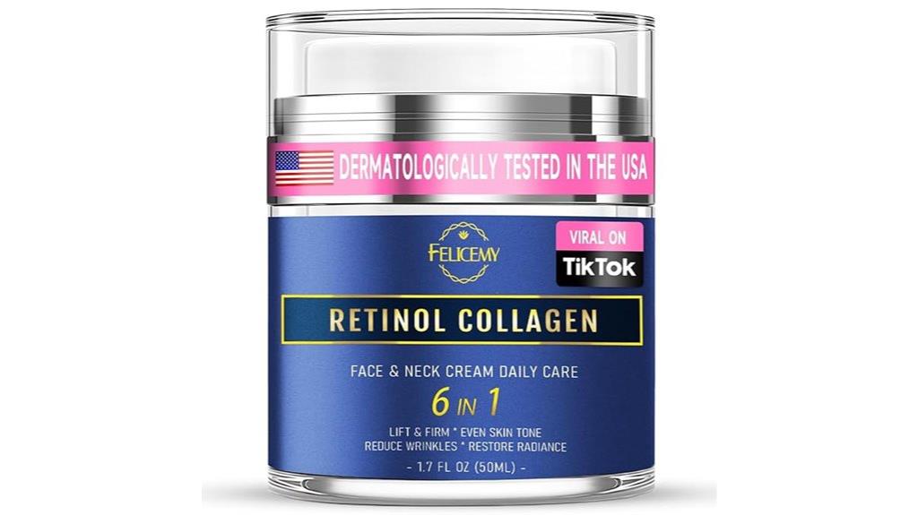 retinol collagen hyaluronic moisturizer