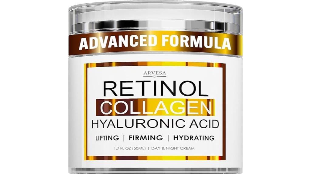 retinol collagen hyaluronic moisturizer