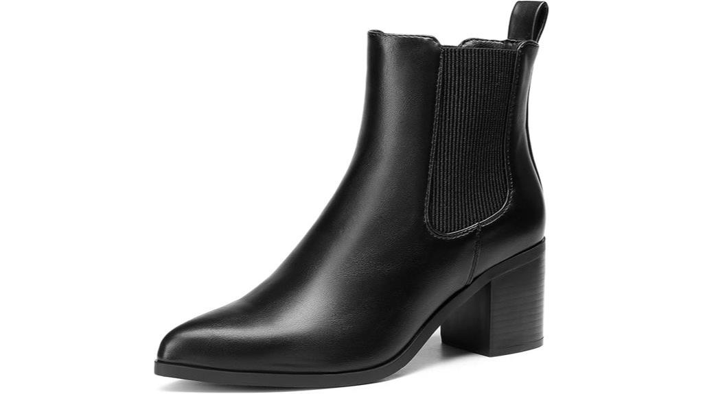 retro elastic chelsea boots