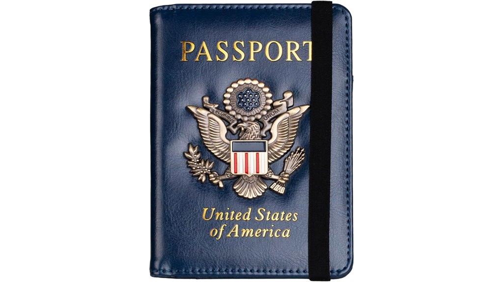 rfid blocking passport holder