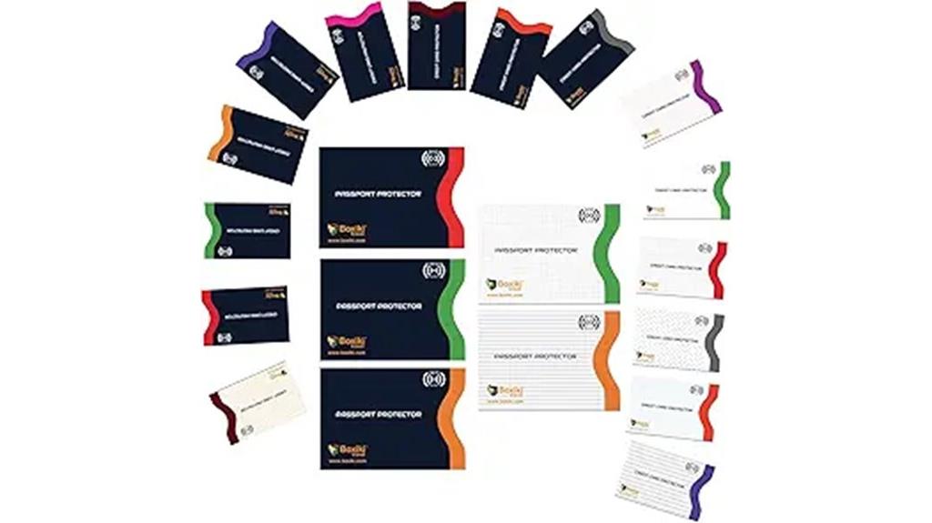 rfid blocking sleeves set