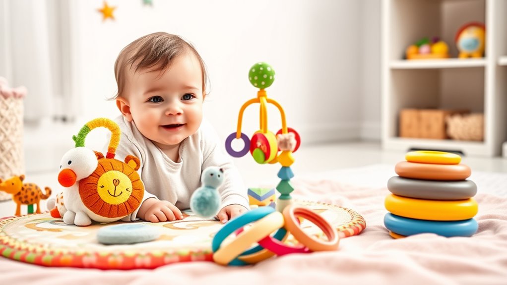 safe developmental portable toys