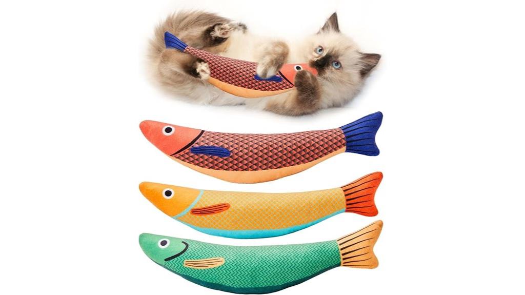 saury fish cat toys