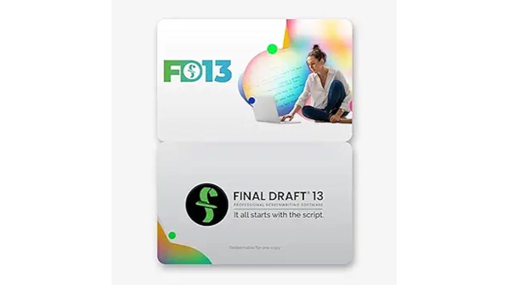 screenwriting software with formatting