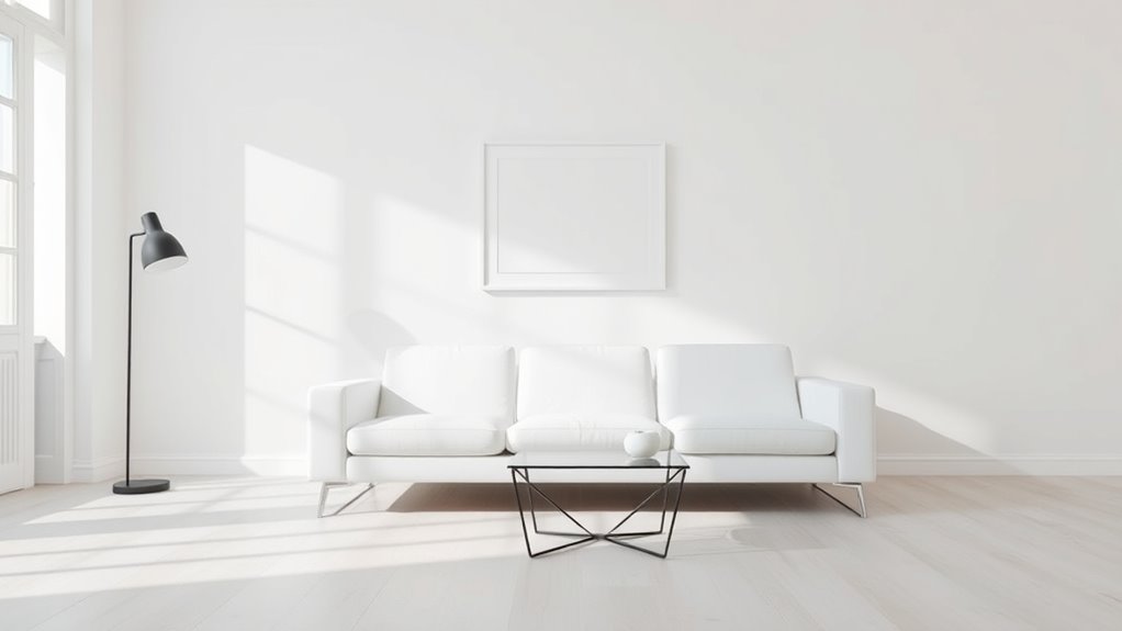 sleek simple uncluttered spaces