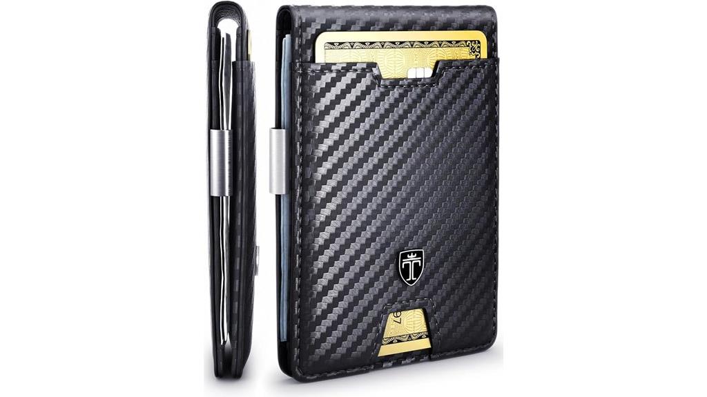 slim wallet with money clip