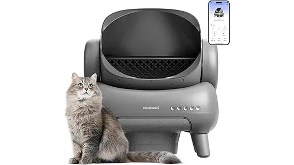 smart app controlled litter box
