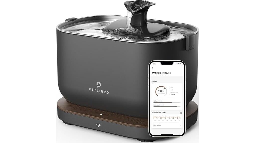 smart pet water fountain