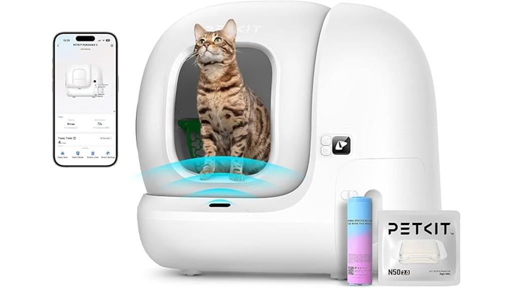 smart self cleaning litter box