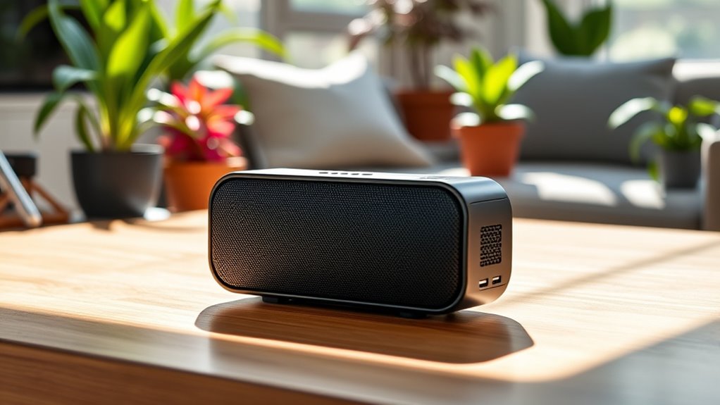 sound battery waterproof portability