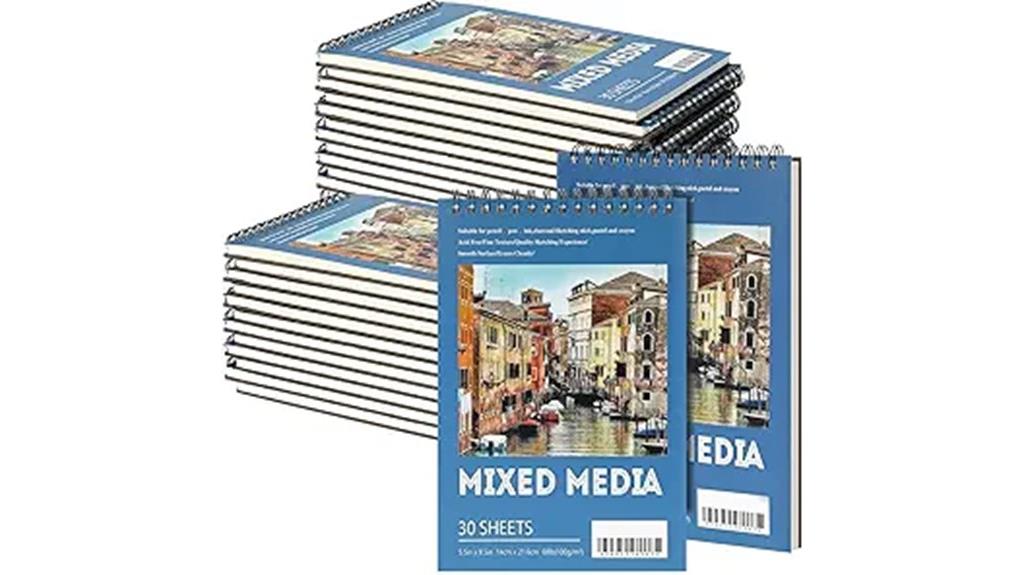 spiral bound sketchbook
