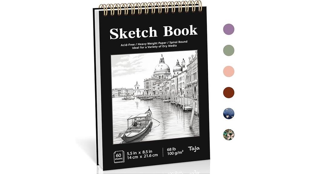 spiral sketch book