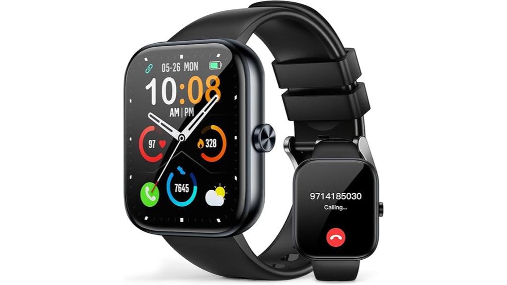 sporty call enabled smartwatch