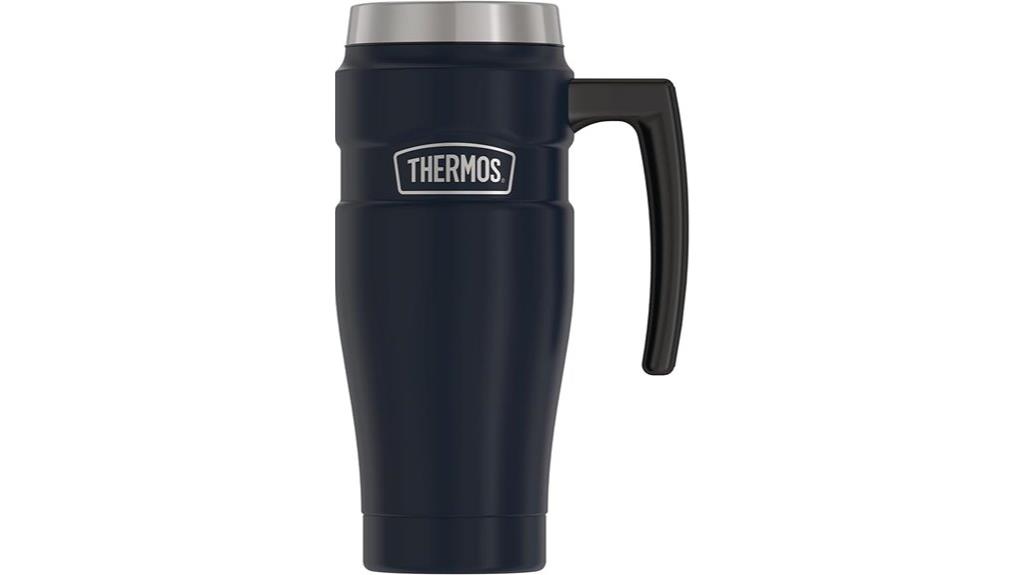 stainless blue 16oz travel