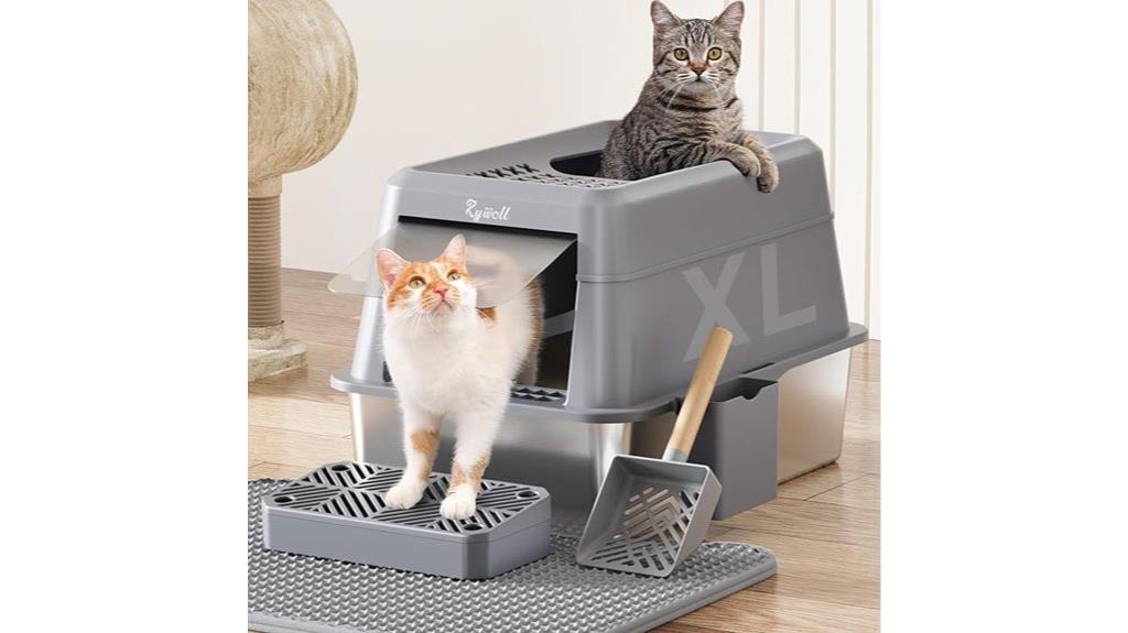 stainless steel cat litter box