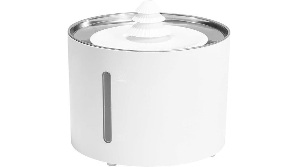 stainless steel pet fountain
