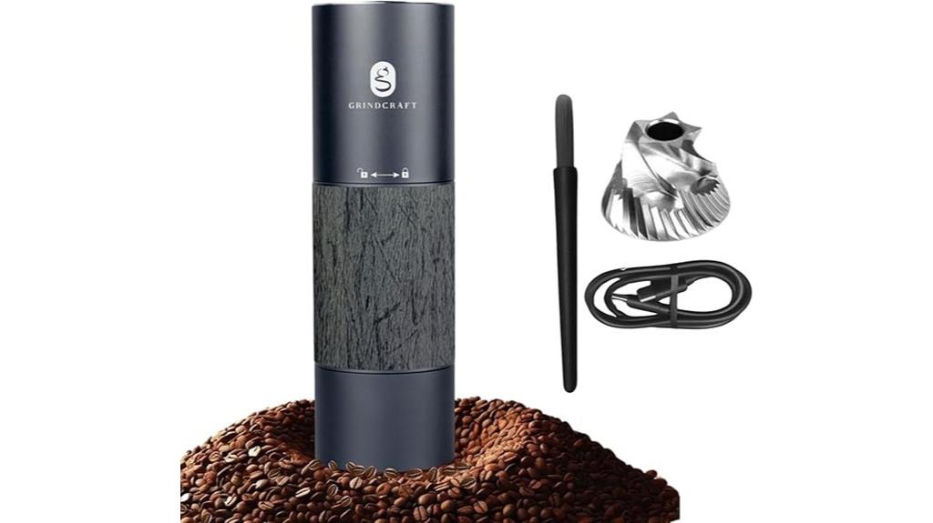 stainless steel portable coffee grinder