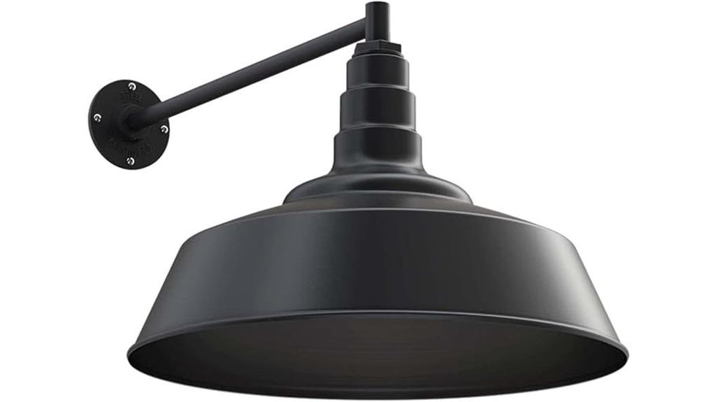 steel barn light fixture