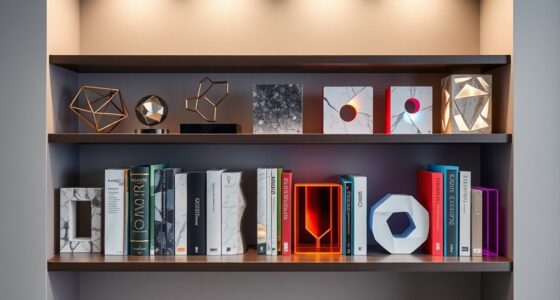stylish functional bookend selections