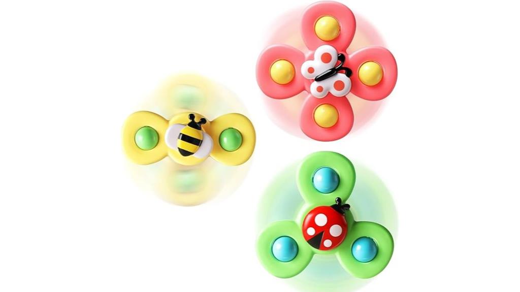 suction cup rotating toy