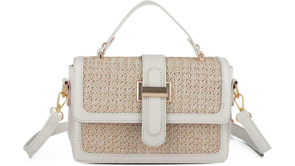 summer straw crossbody bag